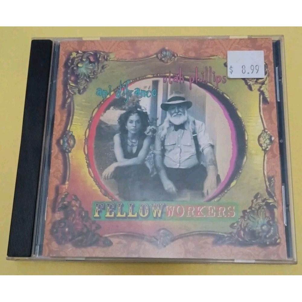 Ani DiFranco Utah Phillips Fellow Workers CD 1999 Righteous Babe Folk Rock